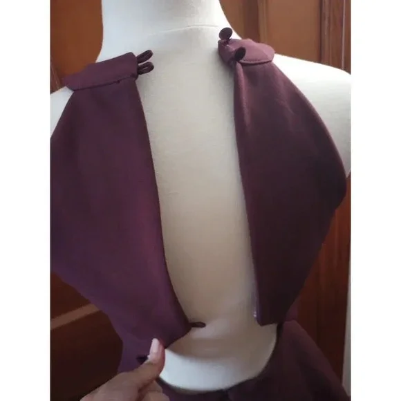 Keep sake Dress Burgundy Lined Adore You Mini Dress Size XS Originally $169 - Picture 10 of 15